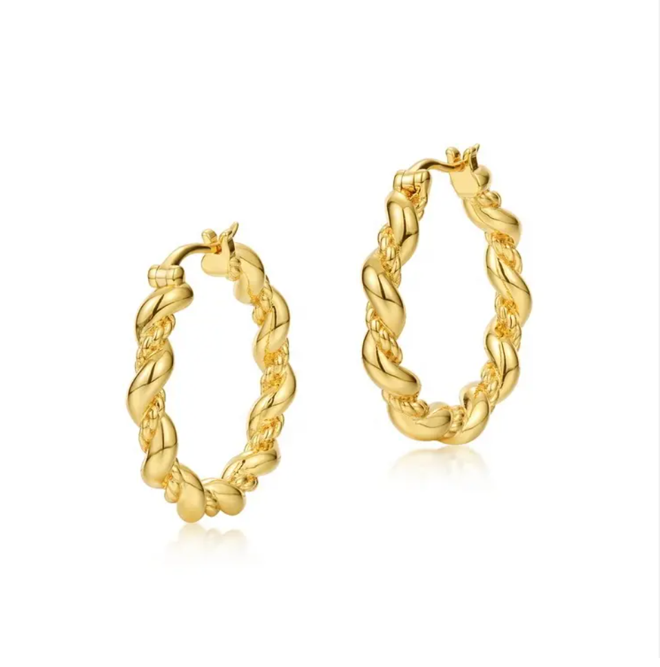 Mel Twist Hoops